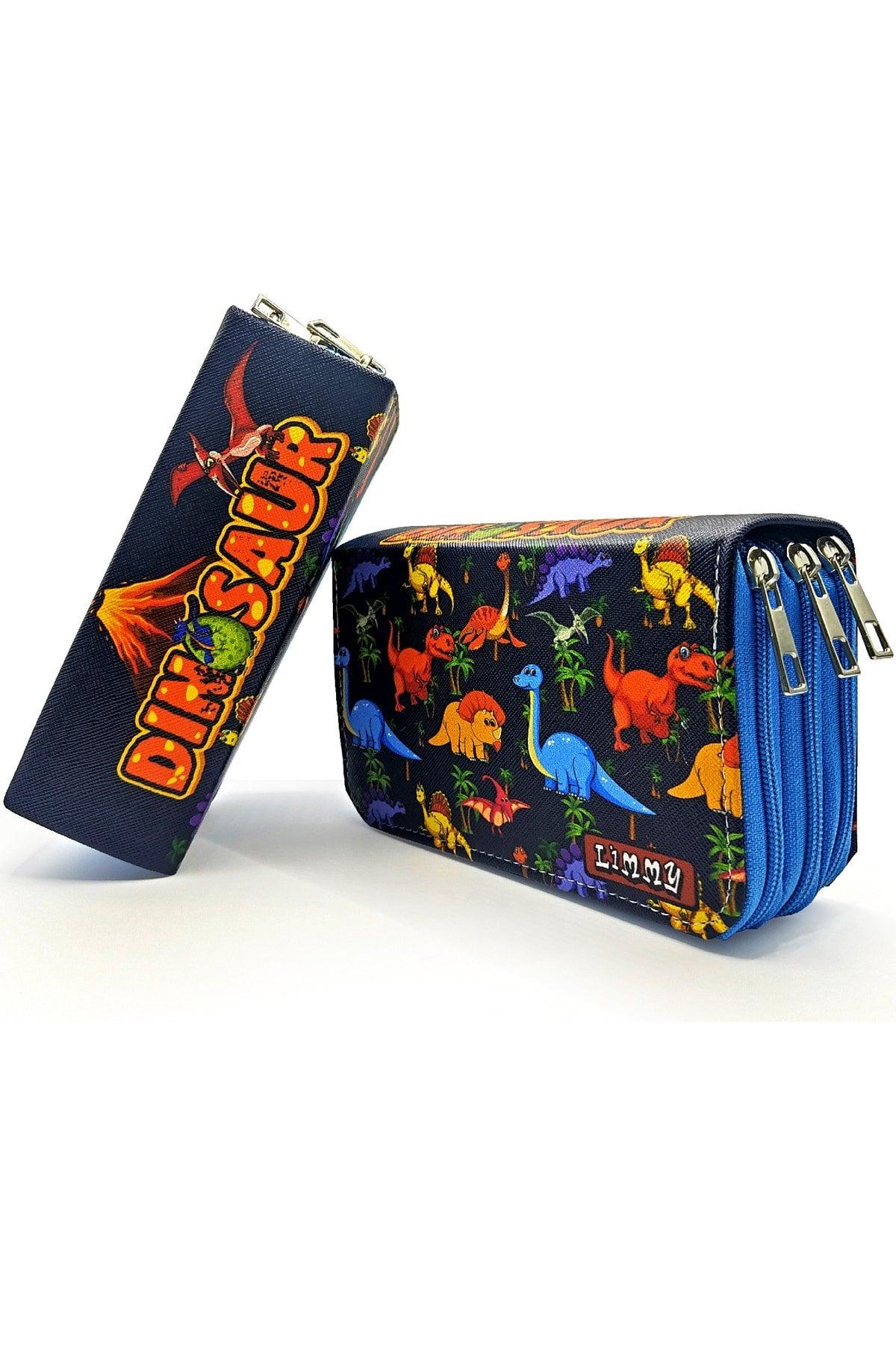 Pencil Case Dinosaur Kawai Dinosaur Pattern