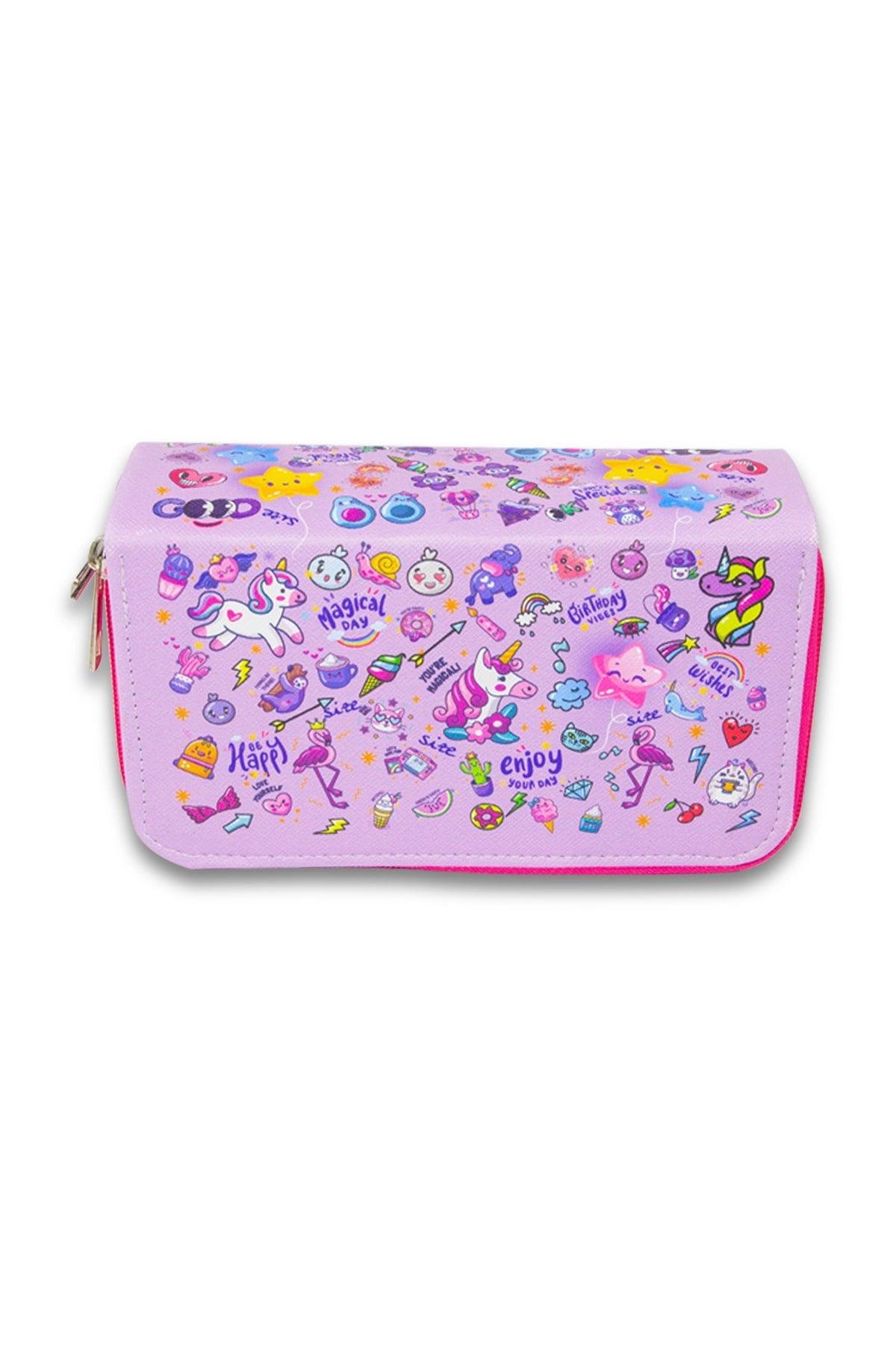 Pencil Case Unicorn Kawaii Pattern Orginazer
