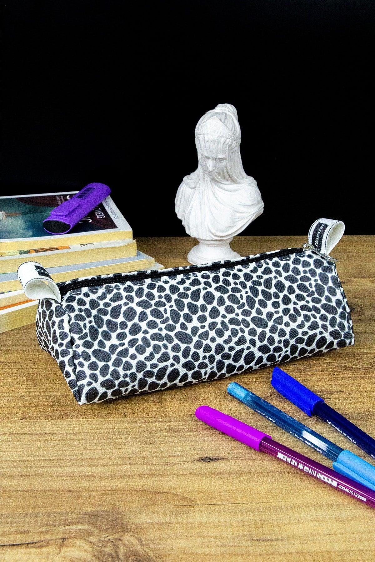 Pencil Case Cow Vegan Leather (PEN Holder AND