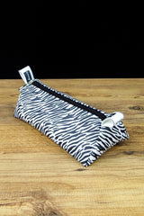 Pencil Case Mini Zebra Vegan Leather (PEN Holder