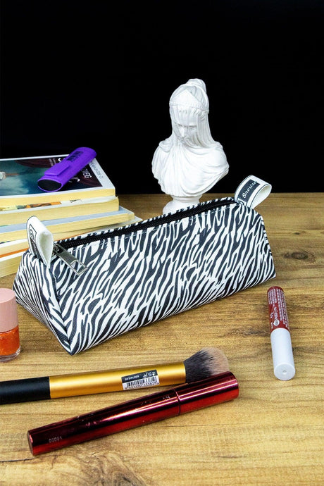 Pencil Case Mini Zebra Vegan Leather (PEN Holder