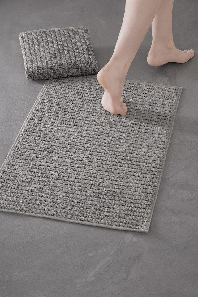 Penta Bathmat 404 - New Trend, 50x75cm. 2pcs. Premium Foot Towel / Bath Mat Set - Swordslife