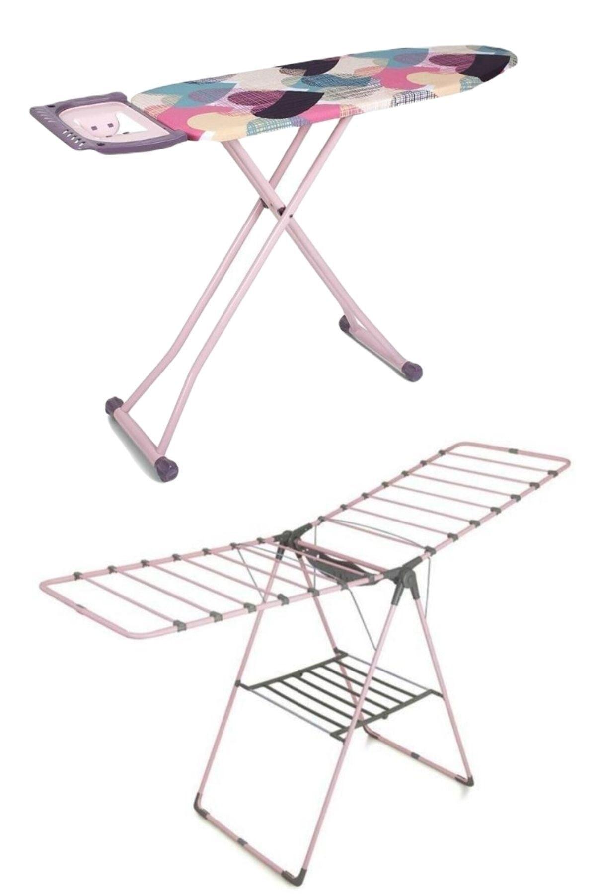 Perilla Silvia Ironing Board And Pink Laundry