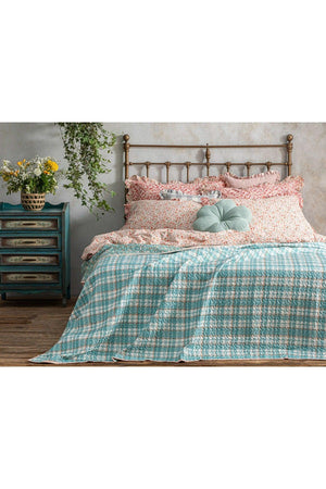 Petit Bouquet King Size Multi-Purpose Cover 240x220 cm Celedon - Swordslife