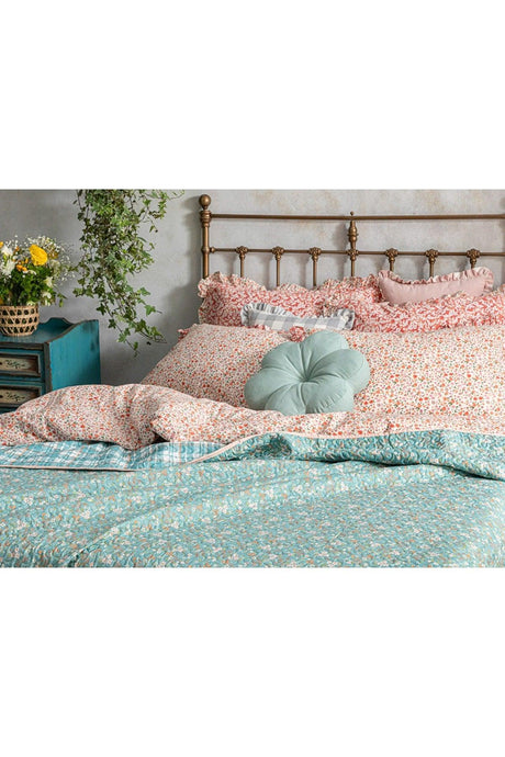 Petit Bouquet King Size Multi-Purpose Cover 240x220 cm Celedon - Swordslife