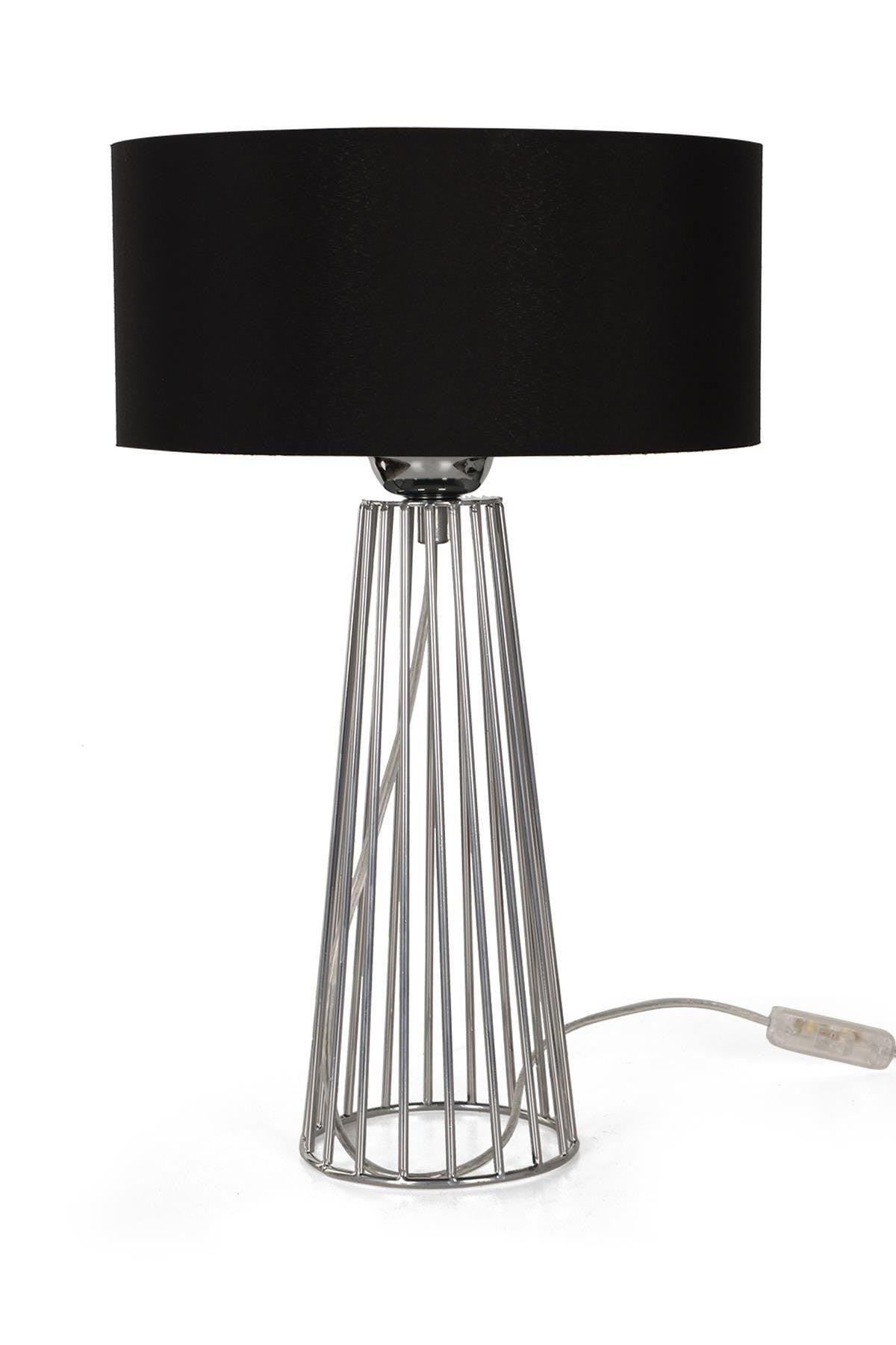 Philippine Table Lamp Chrome Black Hat - Swordslife