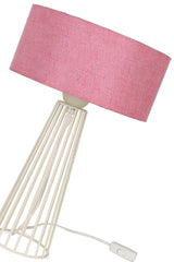 Philippine Table Lamp White Pink Hat - Swordslife