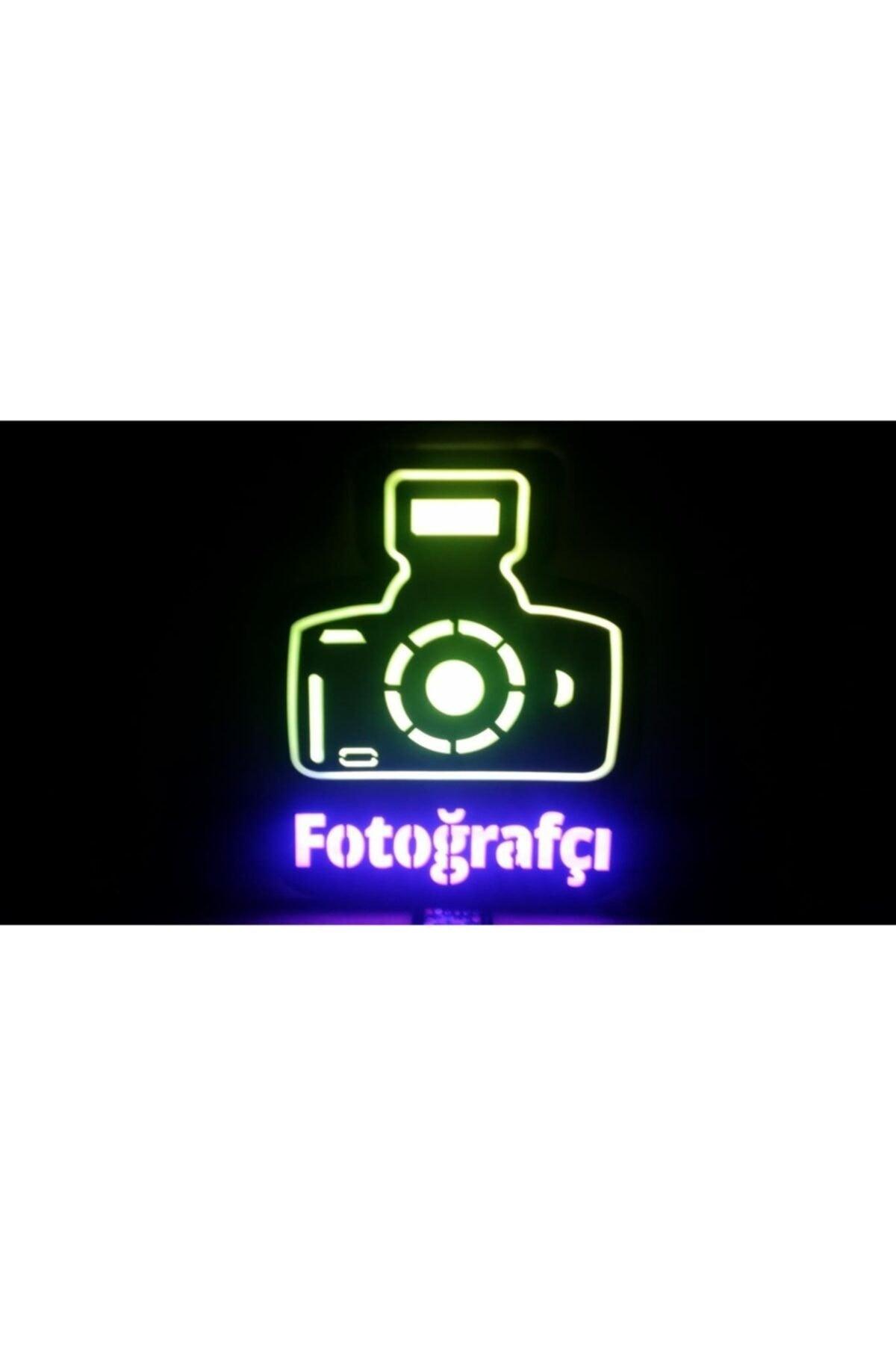 Photographer Led Sign 48x40 cm