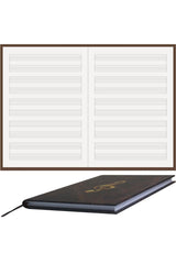 Piano Notebook (Keyless Double Cutout