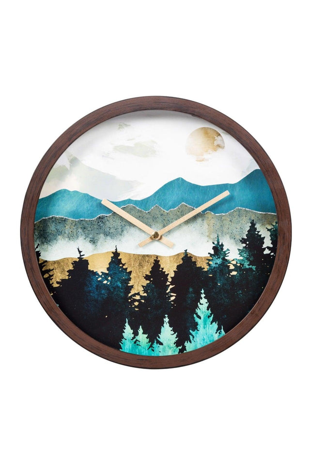 Pine Tree Wall Clock 30 Cm - Swordslife