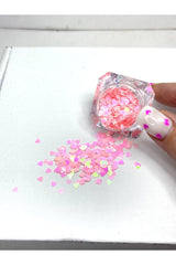 Pink Heart Glitter 5 Ml/5 gr