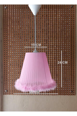 Pink Story Set of 2 002 Bedroom Children's Room Young And Baby Room Chandelier And Lampshade Set Lighting - Swordslife