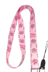 Pink Panther Neck Lanyard And Phone Strap