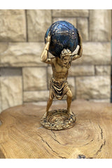 Pk Atlas Carrying the World Gold Black Object Decorative Trinket - Swordslife