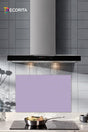 Solid Color - Lilac | Glass Stove Back Protector | 40cm x 60cm - Swordslife