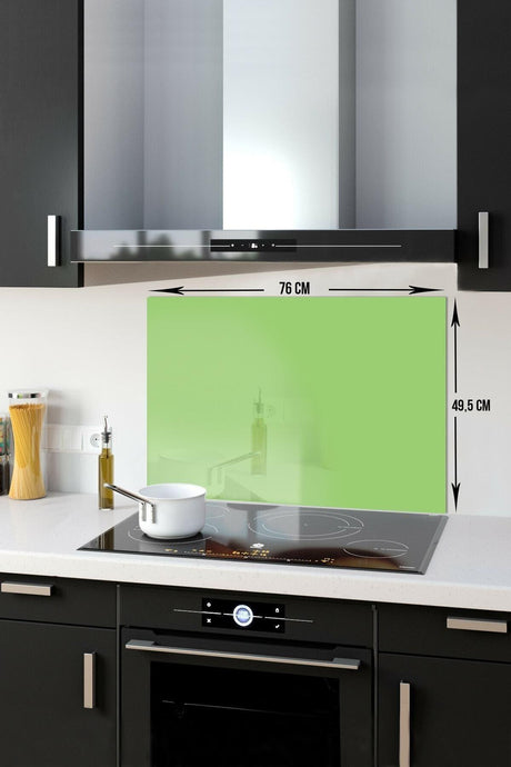 Solid Color - Neon Green | Glass Stove Back