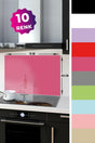 Solid Color - Neon Pink | Glass Stove Back
