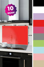 Solid Color - Pomegranate Flower | Glass Stove Back Protector | 49.5cm x 76cm - Swordslife