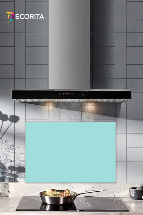 Solid Color - Powder Blue | Glass Stove Back