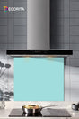 Solid Color - Powder Blue | Glass Stove Back Protector | 52cm x 60cm - Swordslife