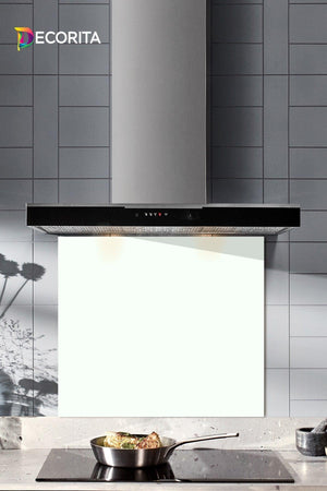 Solid Color - White | Glass Stove Back Protector |