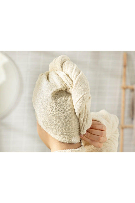 Plain Cotton Hair Cap Standard Cream