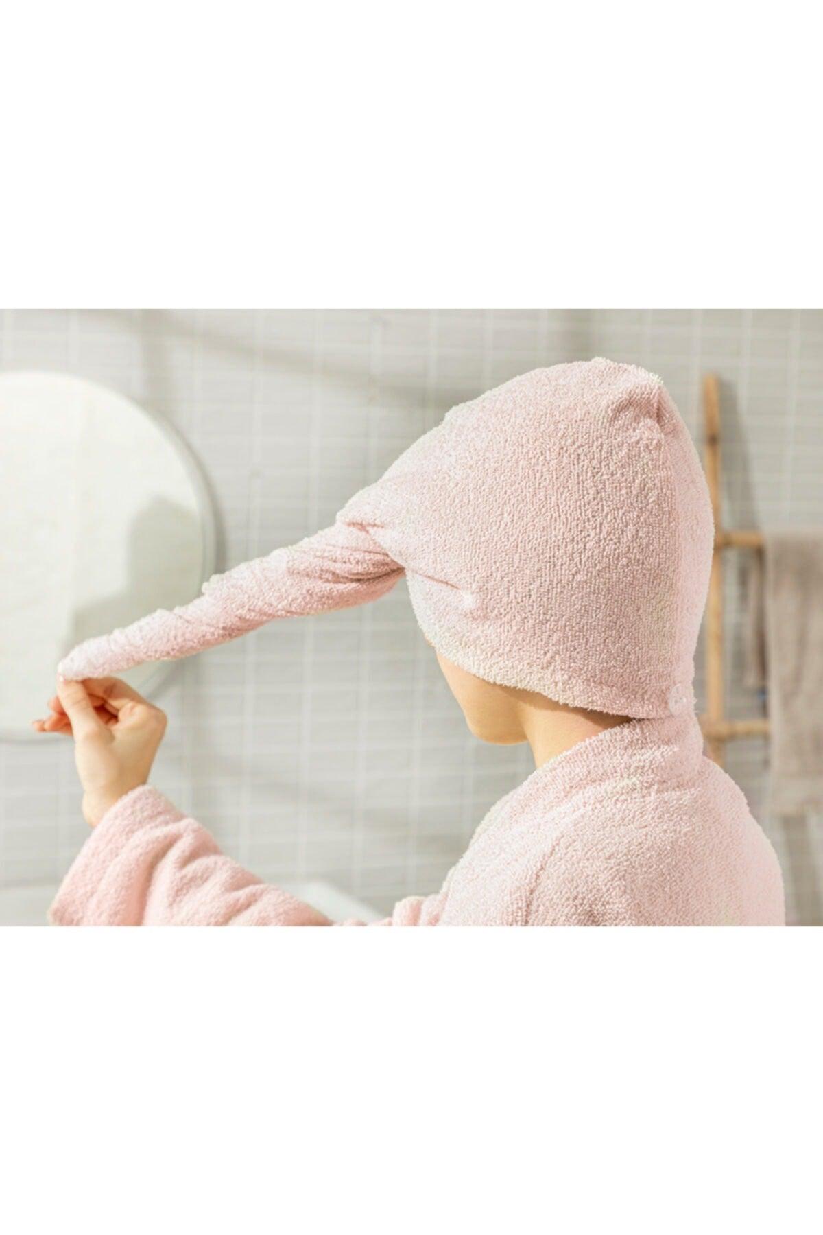 Plain Cotton Hair Cap Standard Light Pink - Swordslife