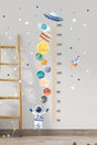 Planets Size Meter Kids Room Wall Sticker - Swordslife