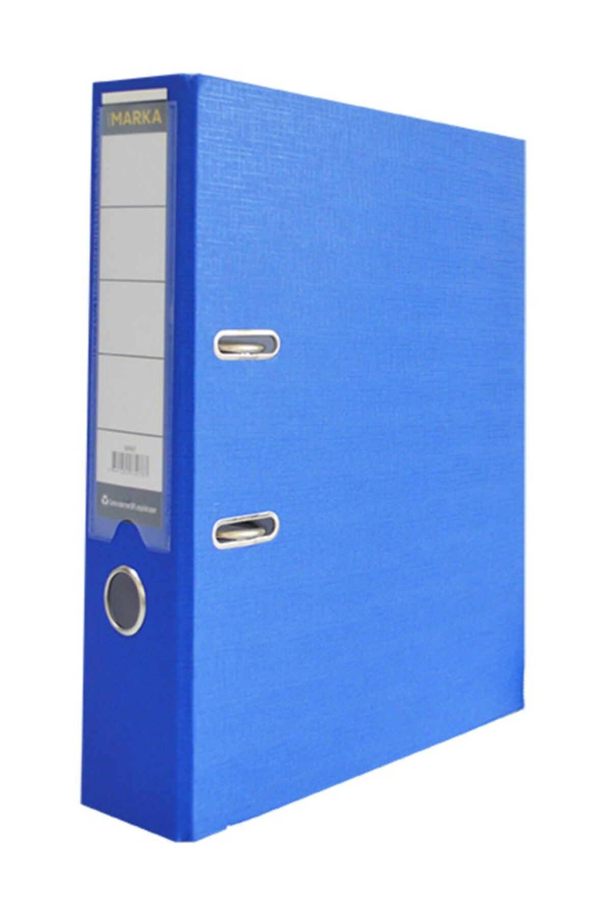 Plastic Wide Folder Blue