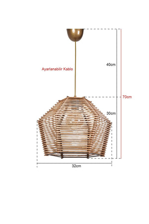 Pluie Natural Chandelier Hnmd-42 - Swordslife