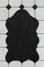 Plush Shape Black Bathroom Carpet 80x120 Cm - Swordslife