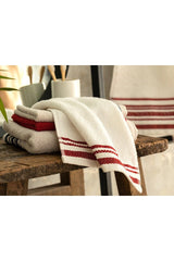 Polka Dot Cotton Hand Towel 30x40 Cm Ecru