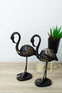 Polyester 2 Pack Black Flamingo Decorative Souvenir Trinket - Swordslife