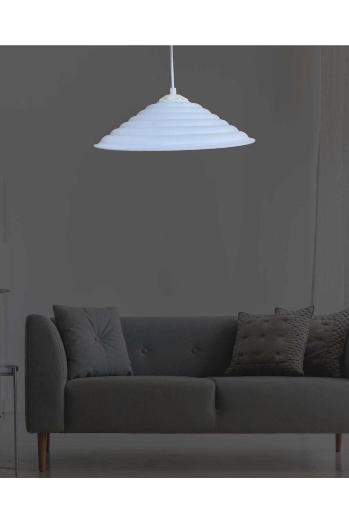 Polypropylene White Single Pendant Chandelier - Swordslife