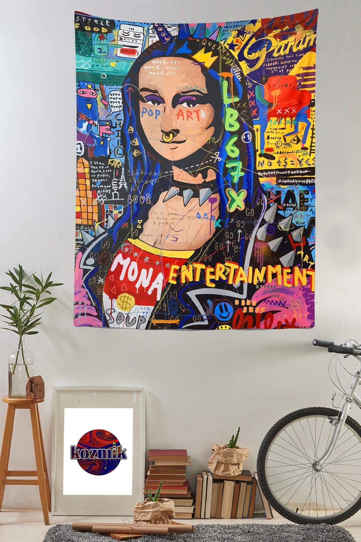 Pop Art Mona Lisa Wall Covering - Swordslife