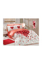 Poplin Double Bedding Set Juana Red - Swordslife