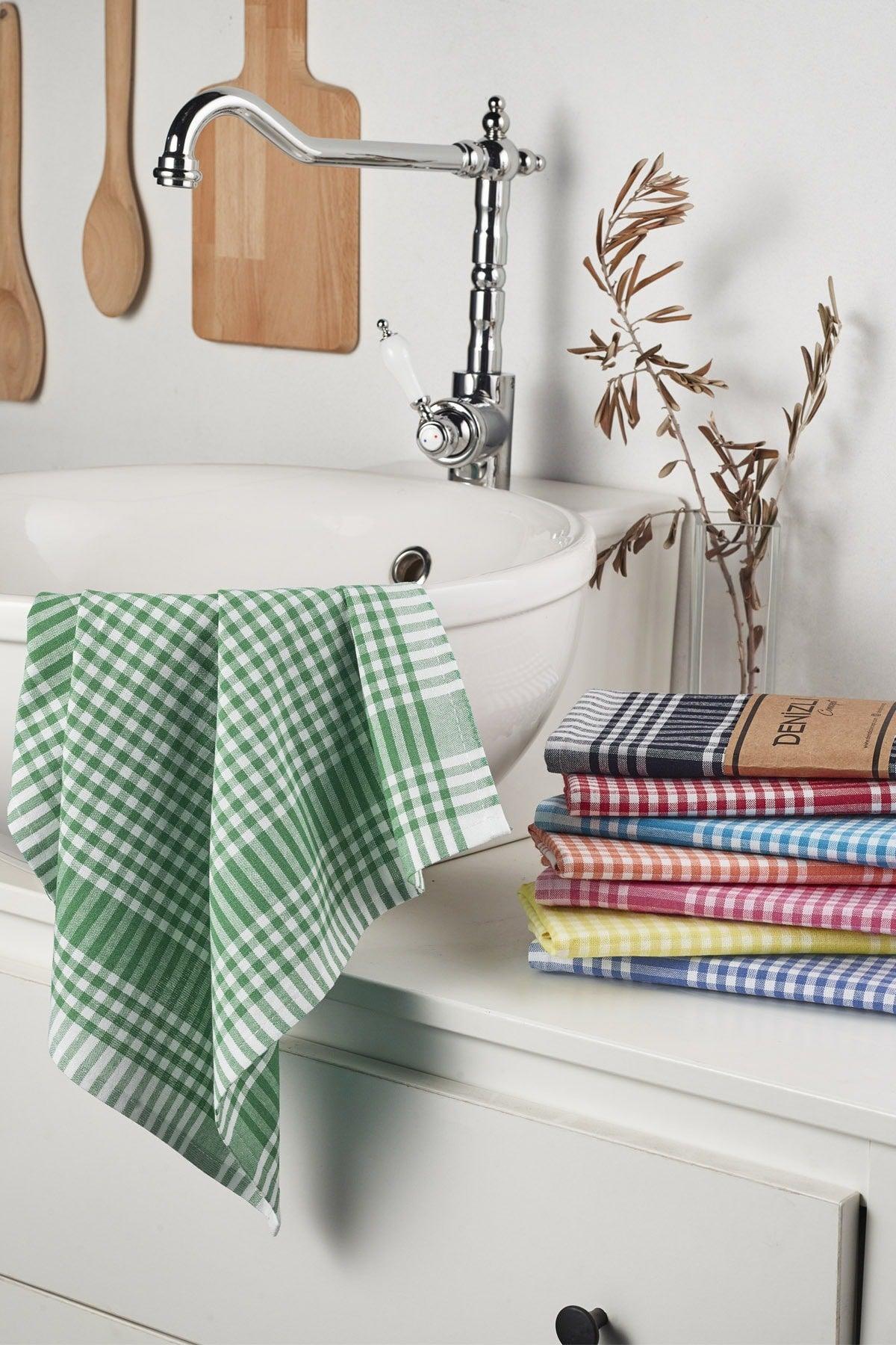 Pöti Checkered 8-Piece Drying Towel - Swordslife