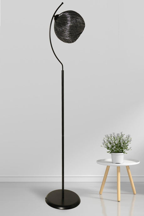 Povimento Floor Lamp Black Silver Lmbd-62 - Swordslife