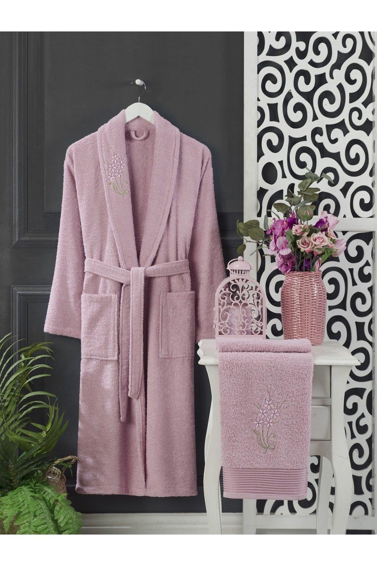 Powder Anthracite Towel Bathrobe Set of 4 - Swordslife