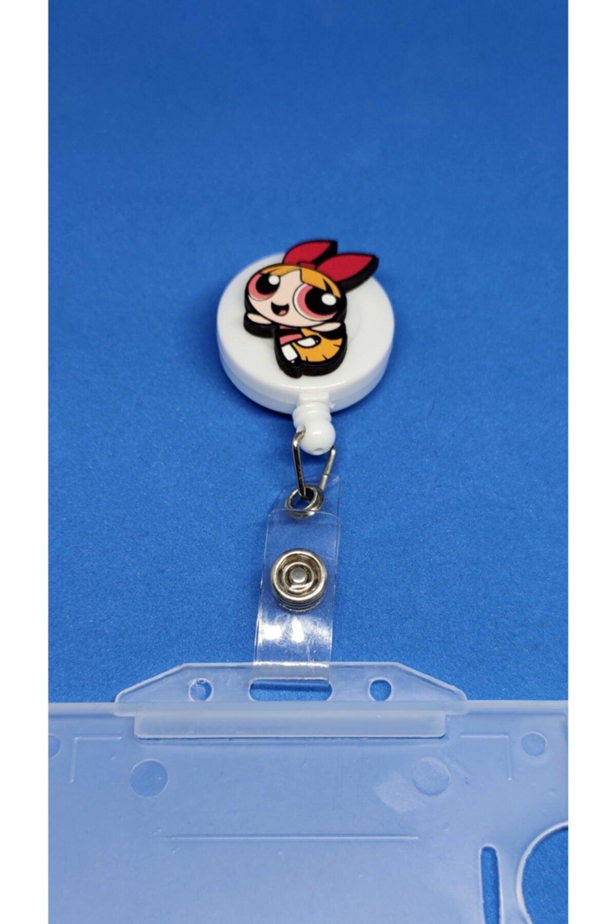 Power Puff Blossom Yoyo Badge Holder Yoyo