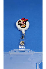 Power Puff Blossom Yoyo Badge Holder Yoyo