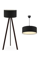 Practical Floor Lamp And Suspended Chandelier Set Ayd-2676 - Swordslife