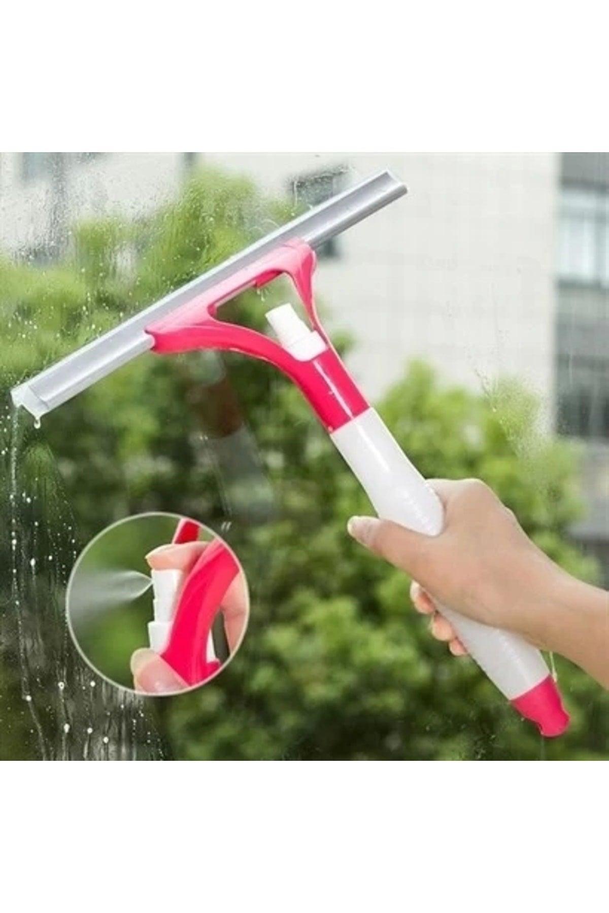 Practical Spray Glass Wipe Window Mirror Bench Shower Cabin Cleaner Spray Wiping Apparatus - Swordslife