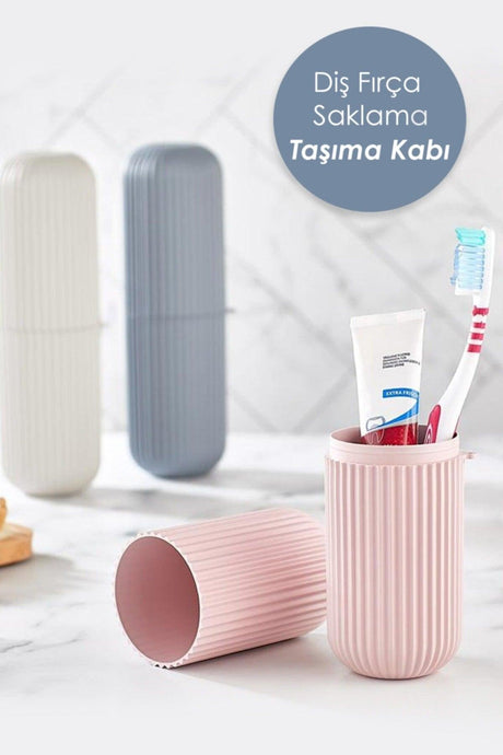 Practical Travel Type Toothpaste Brush Storage And Carrying Container Toothbrush Holder - Swordslife