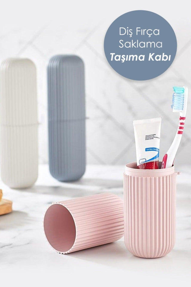 Practical Travel Type Toothpaste Brush Storage And Carrying Container Toothbrush Holder - Swordslife