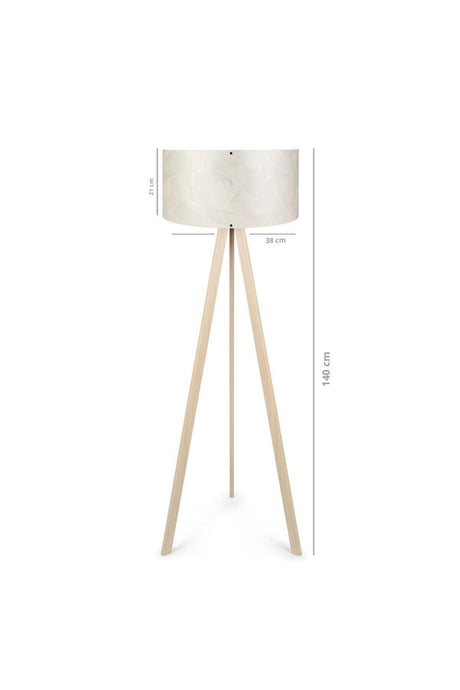 Practical Wooden Tripod Floor Lamp Aag-1806 - Swordslife