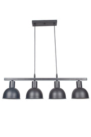 Prague Special Design Cafe Kitchen Dining Table Top Metal Lined Black Color 4 Pcs Chandelier - Swordslife