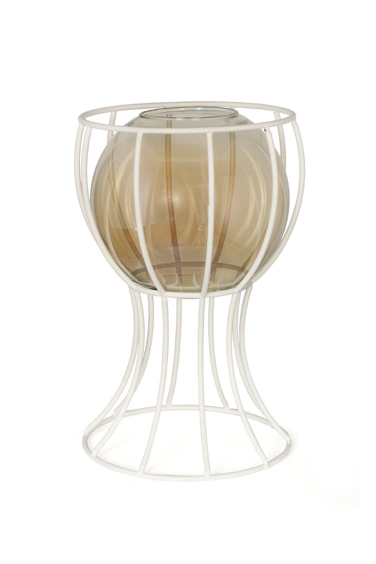 Prague Vase White Honey Glass - Swordslife