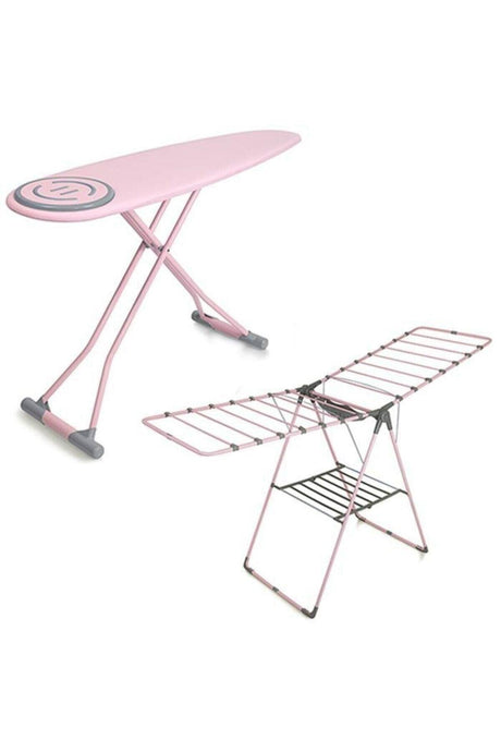 Premium Ironing Board - Latch Basket Dryer-pink Set - Swordslife