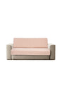 Powder Pink Lycra Elastic Three Seater Sofa Bed Cover - Swordslife